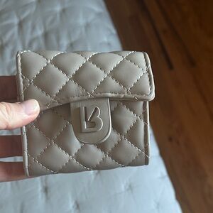 BuffBunny Quilted Tan Wallet